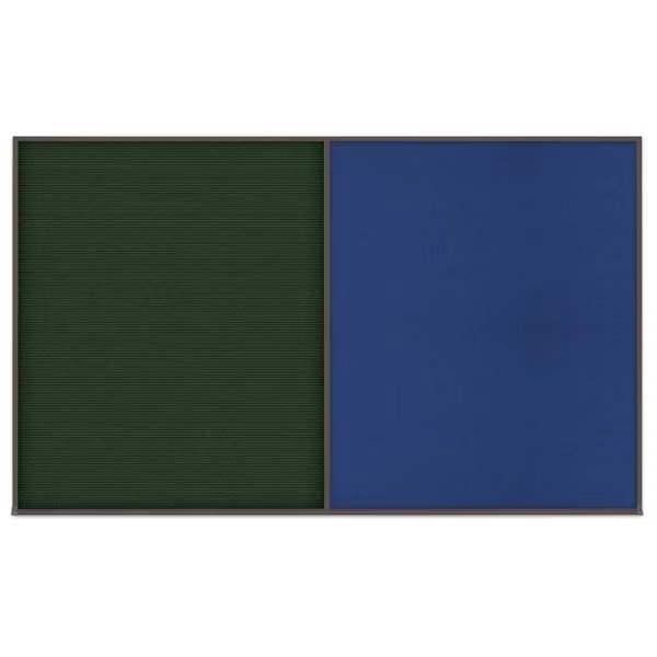 Triple Door Radius Corkboard, 96